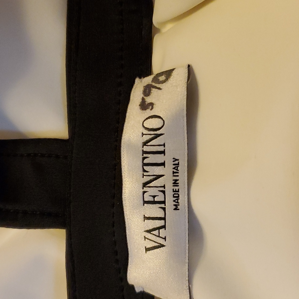 NEW Valentino Two Tone Plunge Neck One-Piece Swimsuit - Picture 7 of 7